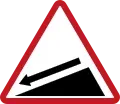 Downhill sign