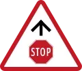 Stop sign ahead